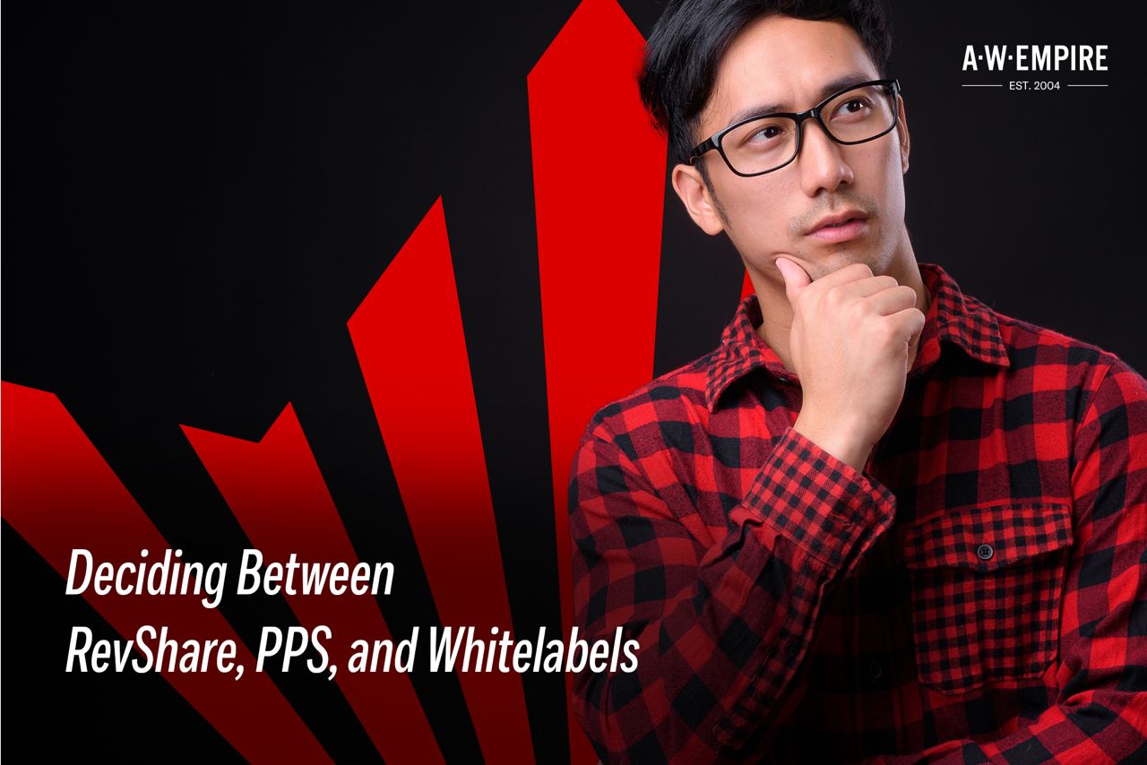 A.W. Empire Blog : Deciding Between RevShare, PPS, and Whitelabels