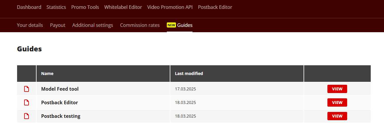Guides as your personal library A.W. Empire Updates